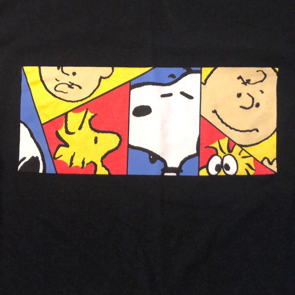 Black peanuts long sleeve tee